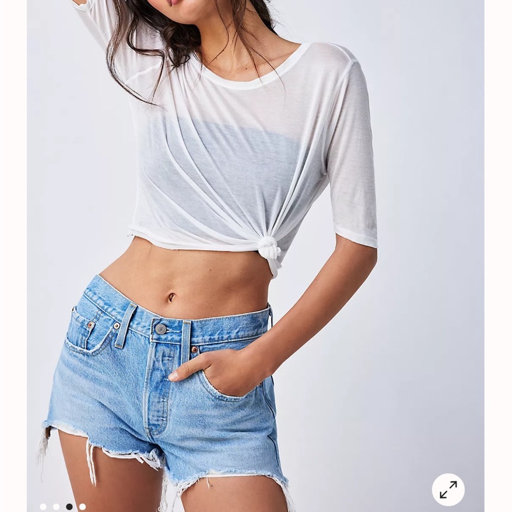 Levi’s 501 High Rise Denim Shorts